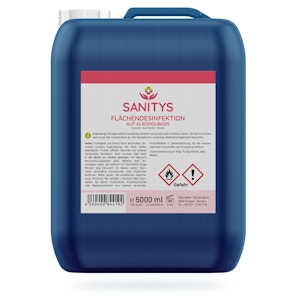Flächendesinfektion auf Alkoholbasis (5 Liter) – Kanister Flächendesinfektion auf Alkoholbasis (5 Liter) – Kanister