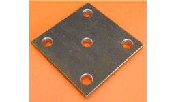 Stahl S235JR Ankerplatte 5 Löcher Stahl S235JR Ankerplatte 5 Löcher