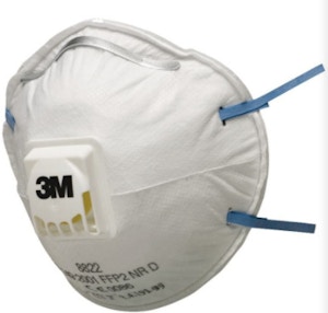 Partikelfilter-Maske Klassik, Serie 8000 mit Ausatemventil, FFP2 NR D, 8822 Partikelfilter-Maske Klassik, Serie 8000 mit Ausatemventil, FFP2 NR D, 8822