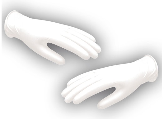 Nitril - Stretch - Handschuhe weiß 1x100 Stück