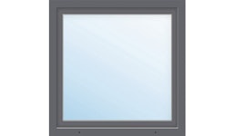 Kunststofffenster 1-flg. ARON Basic weiß/anthrazit 950x1000 mm DIN Rechts Kunststofffenster 1-flg. ARON Basic weiß/anthrazit 950x1000 mm DIN Rechts
