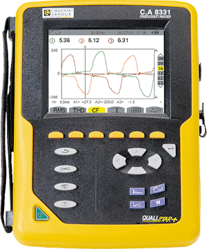 Chauvin Arnoux Leistungs- und Energieanalysator C.A 8331 Chauvin Arnoux Leistungs- und Energieanalysator C.A 8331
