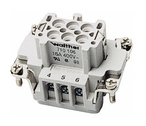710106 Procon Buchseneinsatz Baureihe B 6P + PE 710106 Procon Buchseneinsatz Baureihe B 6P + PE