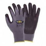 TEXXOR Nylon-Strickhandschuhe, „black touch"