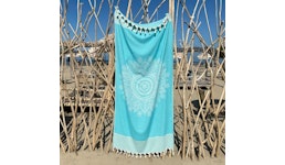 Hamamtuch Boho Peacock Blue Hamamtuch Boho Peacock Blue