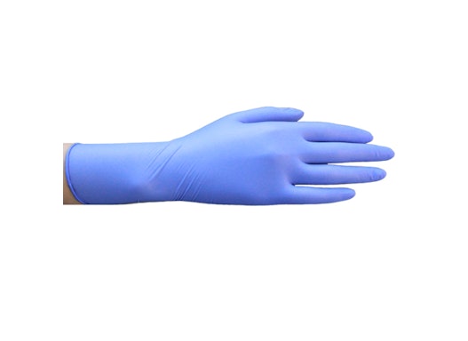 Nitril Handschuhe puderfrei blau, Einweghandschuh 