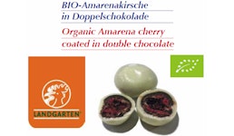 BIO-Amarenakirsche in Doppelschokolade BIO-Amarenakirsche in Doppelschokolade