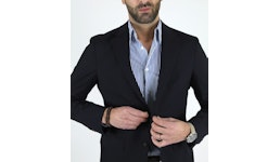 Blue Vertical Striped Shirt Blue Vertical Striped Shirt