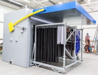 Trocknungsanlage zum Trocknen von Kunststoffplatten Trocknungsanlage zum Trocknen von Kunststoffplatten