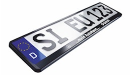 Kennzeichenhalter EUROSTAR Siebdruck Kennzeichenhalter EUROSTAR Siebdruck