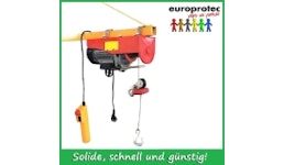 Elektrischer Seilzug PA100/50kg 8m Elektrischer Seilzug PA100/50kg 8m