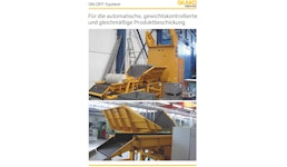 Für die automatische, gewichtskontrollierte und gleichmäßige Produktbeschickung Für die automatische, gewichtskontrollierte und gleichmäßige Produktbeschickung