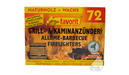 Grill- & Kaminanzünder Favorit Naturholz + Wachs 72er Grill- & Kaminanzünder Favorit Naturholz + Wachs 72er