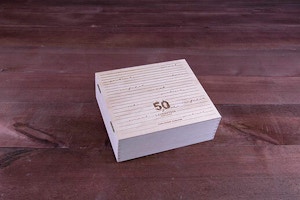 Edler Pralinenkasten mit Branddruck Edler Pralinenkasten mit Branddruck