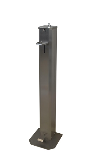 PROmagiX SpenderSäule, Outdoor-01, 2L Kanister, Edelstahl, Fussbedienbar PROmagiX SpenderSäule, Outdoor-01, 2L Kanister, Edelstahl, Fussbedienbar