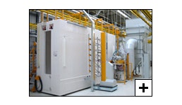 Brandschutz für elektrostatische Pulverbeschichtungsanlagen (EPS) Brandschutz für elektrostatische Pulverbeschichtungsanlagen (EPS)