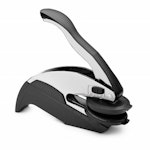 Trodat Prägezange komplett chrom rund 40mm Trodat Prägezange komplett chrom rund 40mm
