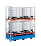 IBC-Regal mit Feldweite 2200 mm, 2 Lagerebenen IBC-Regal mit Feldweite 2200 mm, 2 Lagerebenen