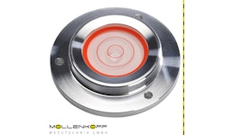 Große Dosenlibelle in Aluminium-Fassung Große Dosenlibelle in Aluminium-Fassung