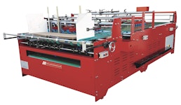 Halbautomatische Falt-Klebemaschine Multi-Gluer 2000 Halbautomatische Falt-Klebemaschine Multi-Gluer 2000