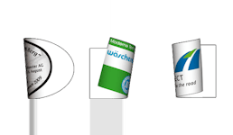 Aufkleber innenklebend Aufkleber innenklebend