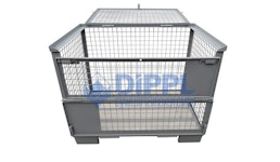 Gitterbox mit Deckel Gitterbox mit Deckel