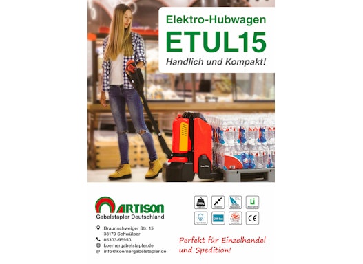Elektrohubwagen ETUL15