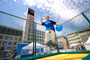 Trampolinanlage "Stationär" Trampolinanlage "Stationär"