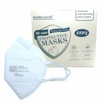 10x FFP2 Atem Schutzmaske Mundschutz CE 2163 Barbeador weiße Verpackung 10x FFP2 Atem Schutzmaske Mundschutz CE 2163 Barbeador weiße Verpackung