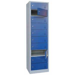 Deposit Fächer 400 mm pro Abteil / 1 Abteile / 10 Fächer Deposit Fächer 400 mm pro Abteil / 1 Abteile / 10 Fächer