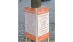 Werbedreieck Holz A1 Werbedreieck Holz A1