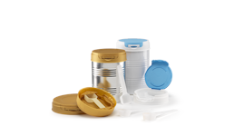 Deckel & Löffel für Infant Nutrition Deckel & Löffel für Infant Nutrition