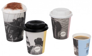 Heißgetränke-Becher PE-beschichtet «delicious memory» Heißgetränke-Becher PE-beschichtet «delicious memory» Heißgetränke-Becher PE-beschichtet «delicious memory» Heißgetränke-Becher PE-beschichtet «delicious memory»
