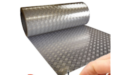 Riffelmatte Schutzmatte PVC mit Riffelprofil Transparent Breite 100cm 