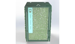 MÜLLTONNENBOX GRÜN MASKEN-RECYCLING MÜLLTONNENBOX GRÜN MASKEN-RECYCLING