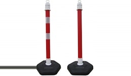 Kettenpfosten Ø 63 mm, rot Kettenpfosten Ø 63 mm, rot