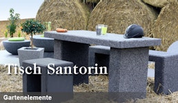 Gartenelemente - Tisch Santorin