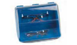Aufbewahrungsbox VARIO, blaue Rückwand Aufbewahrungsbox VARIO, blaue Rückwand