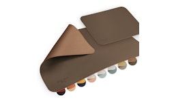 Design Schreibtischunterlage aus PU Leder mit Extra Mauspad, Abwischbar Design Schreibtischunterlage aus PU Leder mit Extra Mauspad, Abwischbar