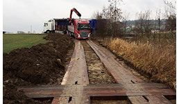 Baggermatratzen aus Hartholz Baggermatratzen aus Hartholz