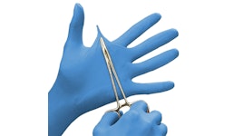 Einweg-Handschuhe Latex Blau Reissfest Einweg-Handschuhe Latex Blau Reissfest