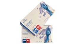 Einmalhandschu Einweghandschu Nitril / Vinyl - Mischung, Blau, puderfrei -100 Stück Einmalhandschu Einweghandschu Nitril / Vinyl - Mischung, Blau, puderfrei -100 Stück