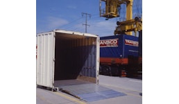 mobile Überfahrbrücke zur Containerbeladung mobile Überfahrbrücke zur Containerbeladung