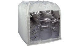 Big Bag formstabil mit Aluminium-Verbund-Folie und anderen Folien. Big Bag formstabil mit Aluminium-Verbund-Folie und anderen Folien.