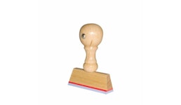 Holzstempel 40x10 mm max. 3 Zeilen Holzstempel 40x10 mm max. 3 Zeilen