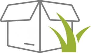 Versandkarton aus 30% Gras 150 x 150 x 100 mm GREENCOR Versandkarton aus 30% Gras 150 x 150 x 100 mm GREENCOR