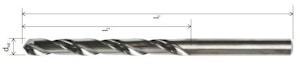 Carbo Drill - Carbon Bohrer Ø5,00mm; Ø=5,00mm | L1=53mm | L2=86mm Carbo Drill - Carbon Bohrer Ø5,00mm; Ø=5,00mm | L1=53mm | L2=86mm