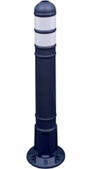Poller Ø 95 mm, anthrazit aus Kunststoff zum Aufdübeln, 780 mm Poller Ø 95 mm, anthrazit aus Kunststoff zum Aufdübeln, 780 mm