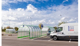 Einkaufswagen - Überdachung, Einkaufswagenbox Modell Igloo Einkaufswagen - Überdachung, Einkaufswagenbox Modell Igloo