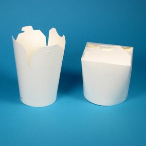 Snackbox Nudelbox weiß ohne Henkel16oz 500ml 500St. Snackbox Nudelbox weiß ohne Henkel16oz 500ml 500St.